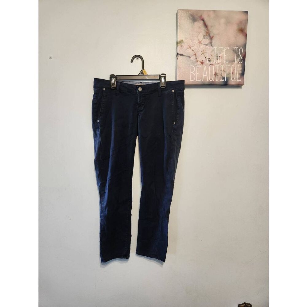 Paige Premium Denim Kenya Size 28 Navy Blue Skinny Jeans